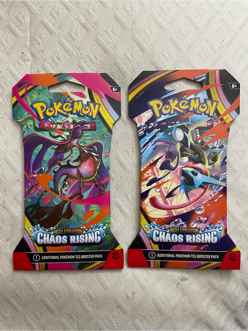 Pokemon TCG Mega Evolution: Chaos Rising Sleeved Booster (2) Packs English